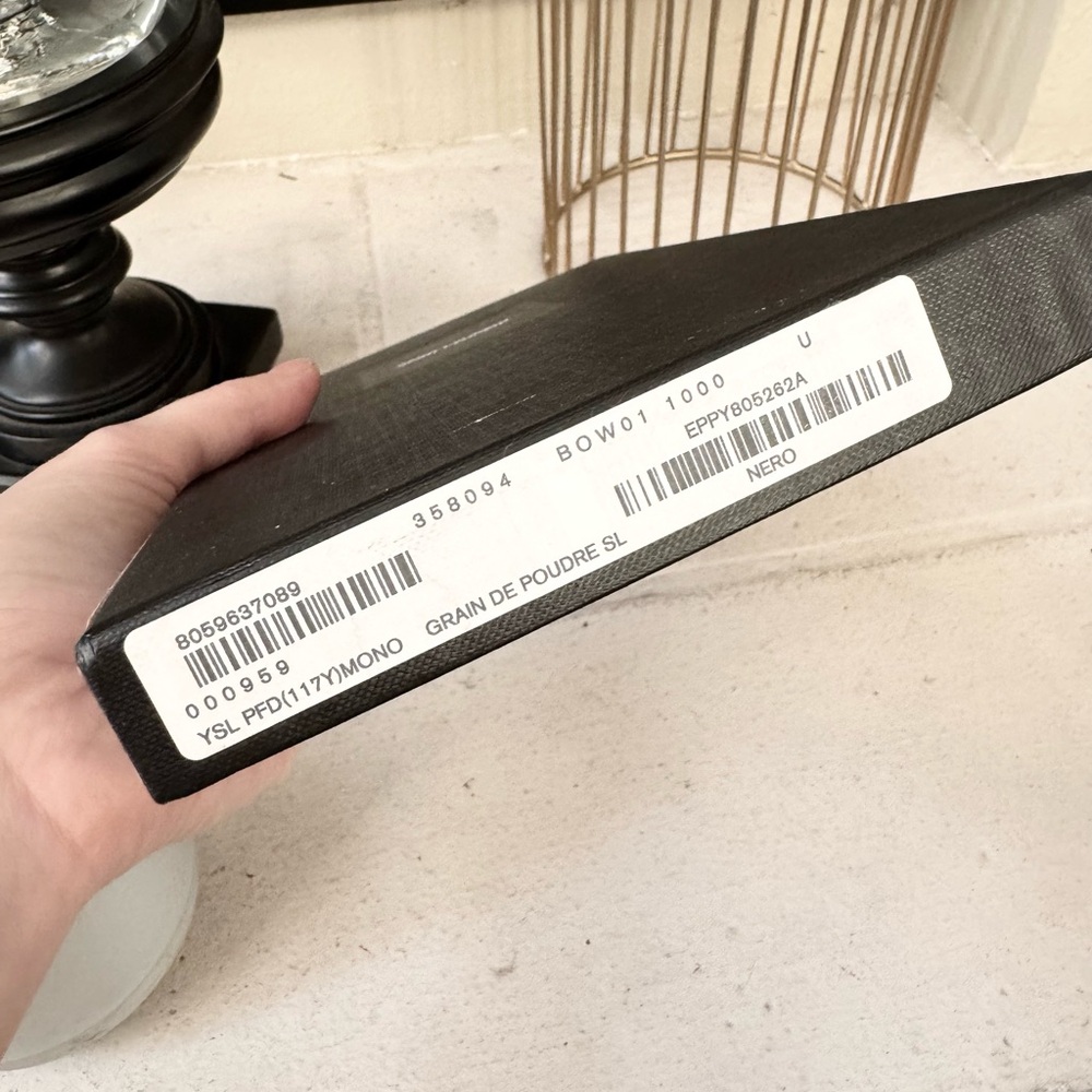 SOLD - 💎AUTH YSL Saint Laurent Monogram Zip Around Wallet Black - Picture 14 of 14